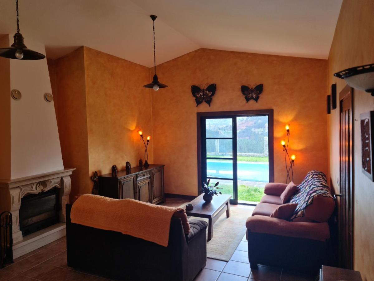 Casa 2 Habitaciones Con Piscina Y Cenador Al Aire Libre Pontevedra Luaran gambar